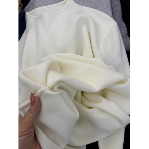 韓系半高領白色軟糯長袖針織打底衫女內搭小個子修身顯瘦上衣秋冬