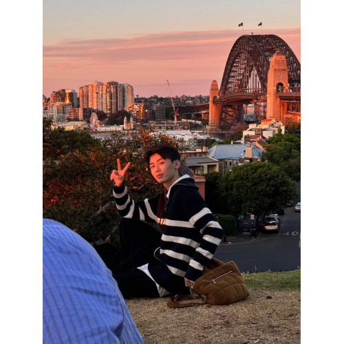 黑白撞色條紋毛衣男秋冬日系復古半拉鍊立領毛線衣高級感針織外套