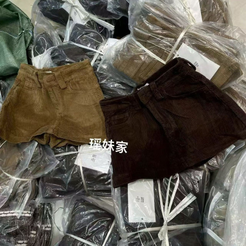 韓國2025冬季新款超火時髦洋氣復古百搭顯瘦加厚A字短裙半身裙女