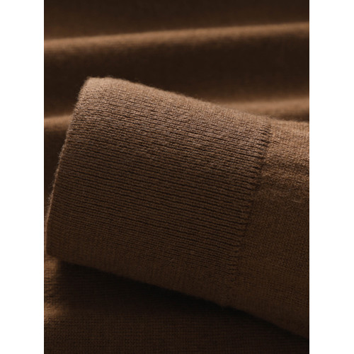 軟糯親膚~薄款精紡羊毛POLO衫男士春秋新款長袖套頭毛衣針織衫