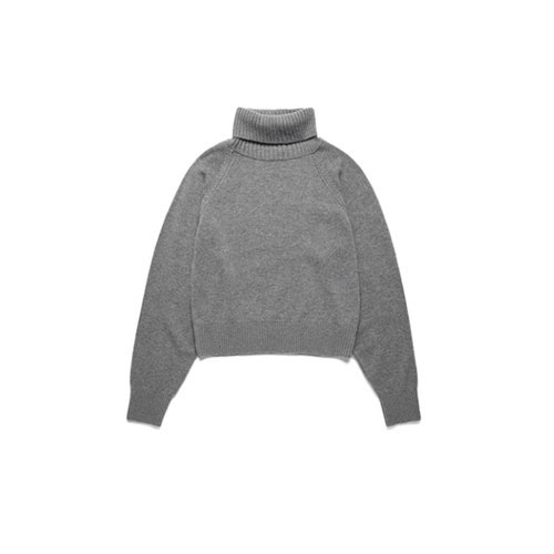 法式秋冬寬松高領白色羊毛針織衫女毛衣打底新款內搭軟糯上衣加厚