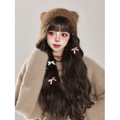 復古軟糯小熊套頭毛衣女秋冬水貂絨設計感寬松慵懶風連帽針織上衣