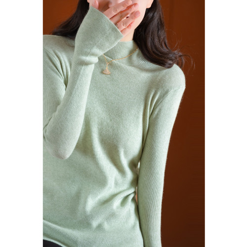 小耳出品【重磅！15色！兔絨毛衣~】細牙簽條/大彈力 半高領毛衣