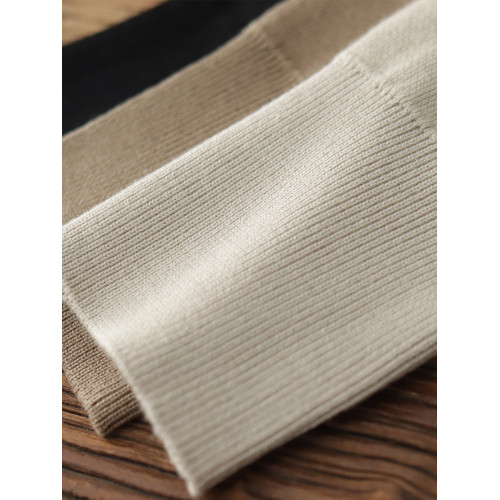 秋季新款休閒翻領毛衣復古時尚內搭寬松慵懶純色POLO領針織衫男