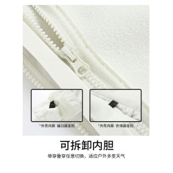 JEEP SPIRIT沖鋒衣男女款2025新款春秋冬季小個子三合一風衣外套