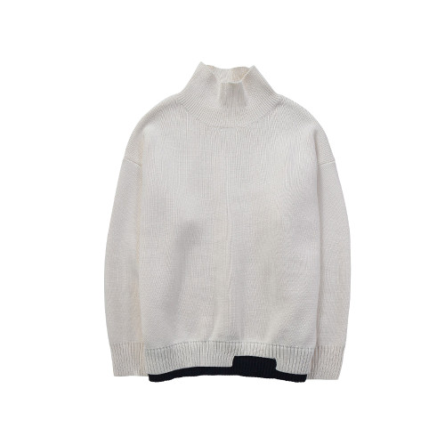 徐太浪高級感純色半高領毛衣男秋冬休閒慵懶風保暖內搭打底衫上衣