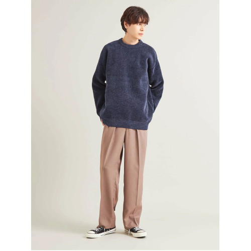 日單秋冬新款時尚溫暖百搭羅紋圓領雪尼爾長袖針織衫毛衣男31586 日單秋冬新款時尚溫暖百搭羅紋圓領雪尼爾長袖針織衫毛衣男31586