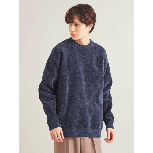 日單秋冬新款時尚溫暖百搭羅紋圓領雪尼爾長袖針織衫毛衣男31586 日單秋冬新款時尚溫暖百搭羅紋圓領雪尼爾長袖針織衫毛衣男31586