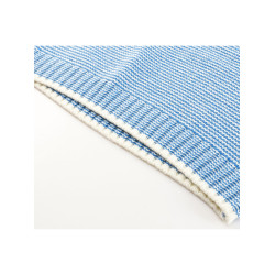 Blank palette|條紋藍色設計感毛衣慵懶高級感上衣小衆秋冬穿搭