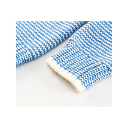 Blank palette|條紋藍色設計感毛衣慵懶高級感上衣小衆秋冬穿搭 Blank palette|條紋藍色設計感毛衣慵懶高級感上衣小衆秋冬穿搭