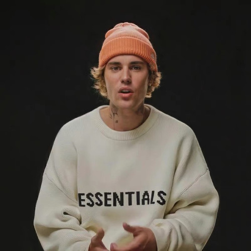 FOG復線潮牌ESSENTIALS美式高街秋冬字母提花寬松圓領針織衫毛衣