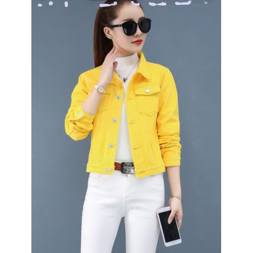 小個子休閒修身牛仔短外套女春秋季韓版新款時尚百搭顯瘦牛仔衣