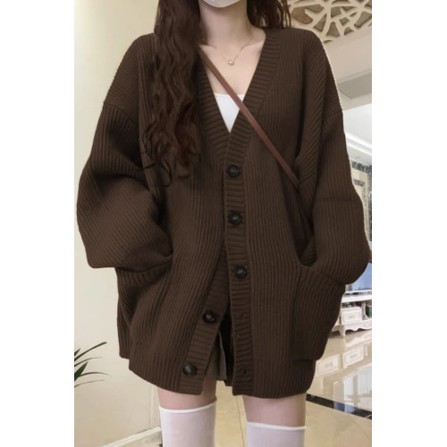 大碼胖MM秋冬慵懶松弛感疏離感穿搭酒紅色毛衣開衫女外套針織上衣 大碼胖MM秋冬慵懶松弛感疏離感穿搭酒紅色毛衣開衫女外套針織上衣