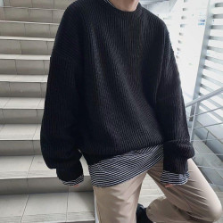 Men Sweaters Winter Fashion Pullovers Knitted Sweater Jumper