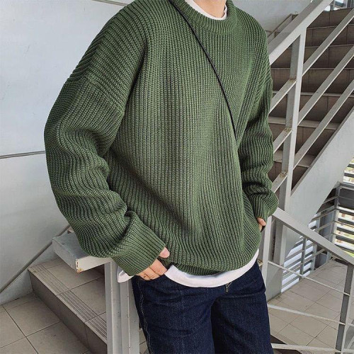 Men Sweaters Winter Fashion Pullovers Knitted Sweater Jumper