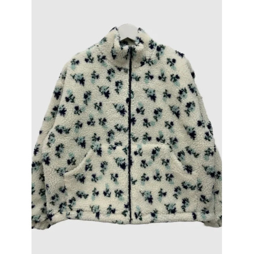 復古慵懶風撞色提花羊羔毛衛衣外套女2025冬季新款半拉鍊寬松上衣 復古慵懶風撞色提花羊羔毛衛衣外套女2025冬季新款半拉鍊寬松上衣