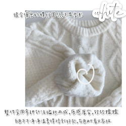 麻花毛衣女秋冬軟糯糯百搭嬭白色圓領寬鬆套頭慵嬾風外穿針織衫