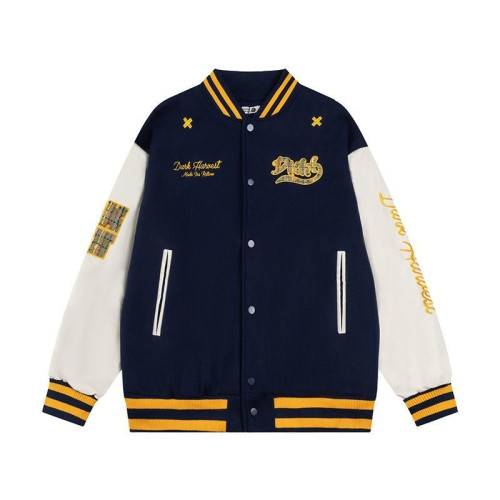 美式復古撞色刺綉棒球服女春季新款國潮寬松oversize百搭外套夾克 美式復古撞色刺綉棒球服女春季新款國潮寬松oversize百搭外套夾克