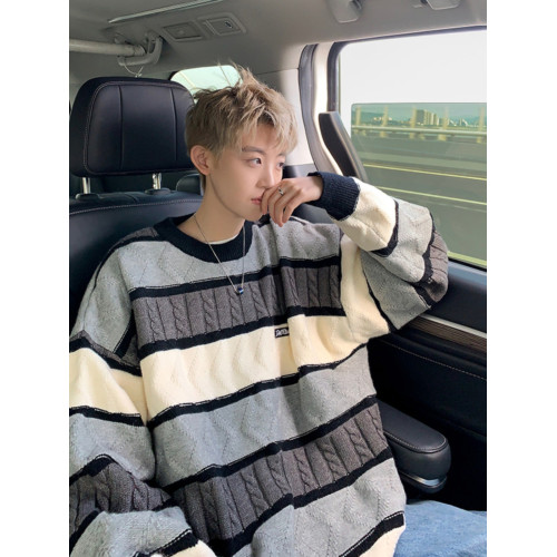 美式復古高級感毛衣男春秋款加厚休閒針織衫慵懶風寬松線衣外套潮 美式復古高級感毛衣男春秋款加厚休閒針織衫慵懶風寬松線衣外套潮