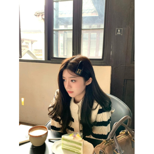 溫柔風條紋毛衣開衫女秋冬2025新款松弛感慵懶軟糯針織衫短款外套 溫柔風條紋毛衣開衫女秋冬2025新款松弛感慵懶軟糯針織衫短款外套