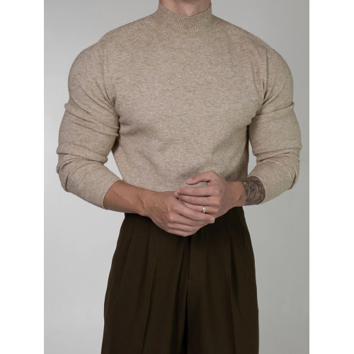 Primas 肌肉型 半高領毛衣男秋冬款美式長袖打底衫百搭內搭針織衫 Primas 肌肉型 半高領毛衣男秋冬款美式長袖打底衫百搭內搭針織衫