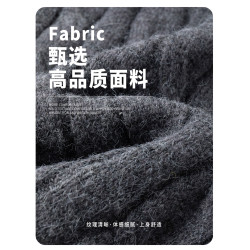 拉夏貝爾復古麻花紋半拉鍊毛衣男士秋冬季慵懶風套頭針織衫綿羊毛