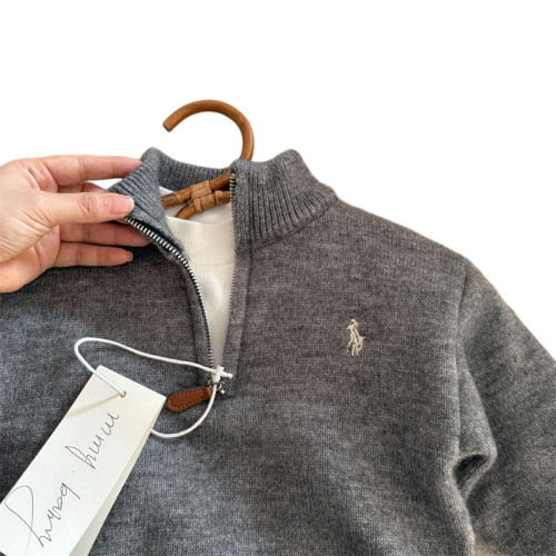 布呐呐兒2024童毛衣冬新品男女寶寶刺綉半高領針織加絨毛線套頭衫 布呐呐兒2024童毛衣冬新品男女寶寶刺綉半高領針織加絨毛線套頭衫