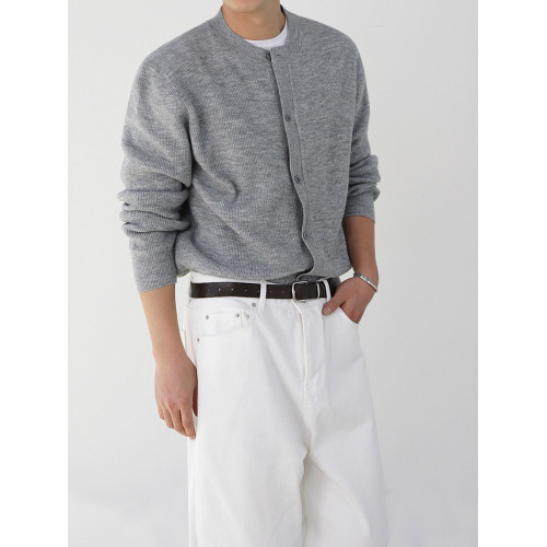 MRCYC慵嬾風開衫毛衣男秋冬季簡約休閒寬鬆穿搭韓系潮流針織外套