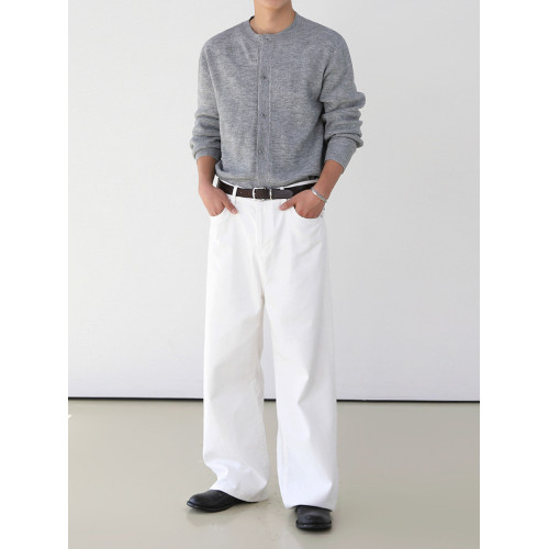 MRCYC慵嬾風開衫毛衣男秋冬季簡約休閒寬鬆穿搭韓系潮流針織外套