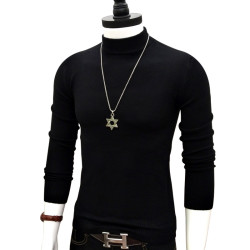 毛衣男士半高領秋冬厚款打底衫韓版潮流針織衫毛線衫大碼保暖2025