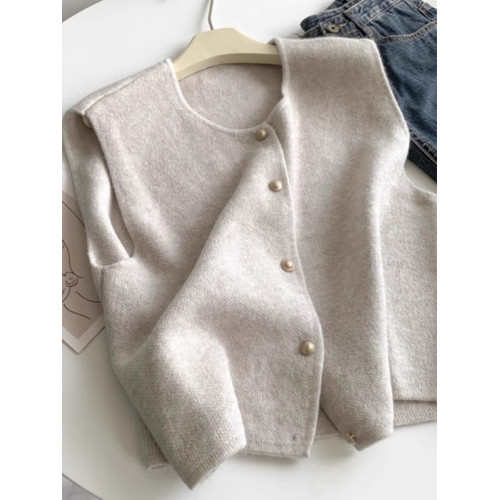 145小矮個子針織開衫背心馬甲女秋冬季150穿搭內搭短款坎肩上衣xs 145小矮個子針織開衫背心馬甲女秋冬季150穿搭內搭短款坎肩上衣xs