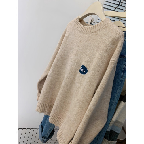 美式浣熊絨套頭歐貨毛衣女秋冬外穿慵嬾風小個子打底秋冬2025新款