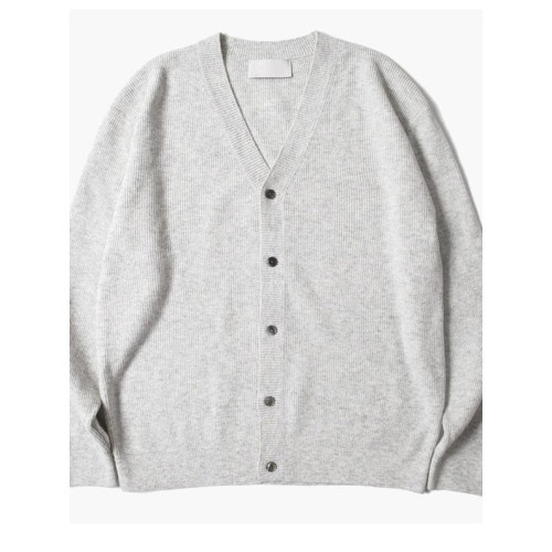 法式大v領羊毛衫外套男氛圍感修身衛衣開衫軟糯包芯紗針織夾克衫