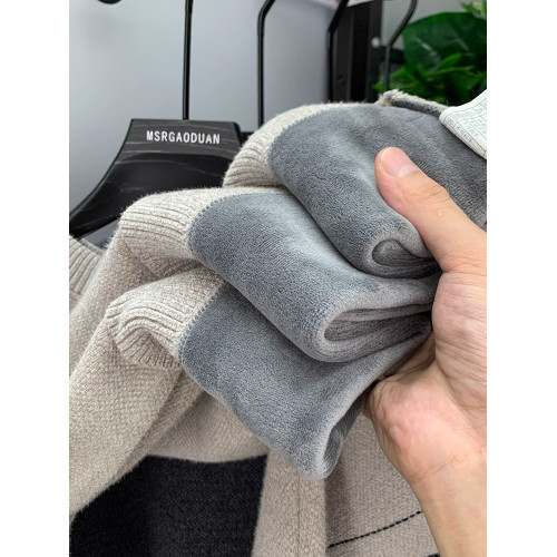 圓領一體絨毛衣男冬季新品休閒寬松加絨加厚雪尼爾保暖刺綉打底衫 圓領一體絨毛衣男冬季新品休閒寬松加絨加厚雪尼爾保暖刺綉打底衫