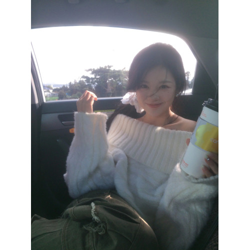 純欲高領一字肩毛衣女秋冬季溫柔慵嬾風高級感寬鬆氣質針織衫外套