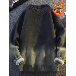 東北防寒毛衣加絨加厚保暖打底衫冬抗寒男士羊毛針織衫哈爾濱旅遊