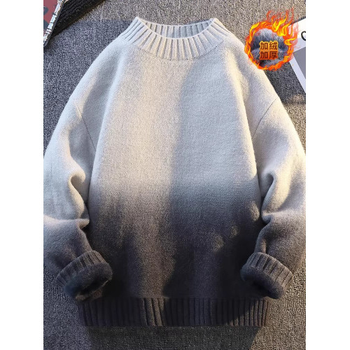 東北防寒毛衣加絨加厚保暖打底衫冬抗寒男士羊毛針織衫哈爾濱旅遊