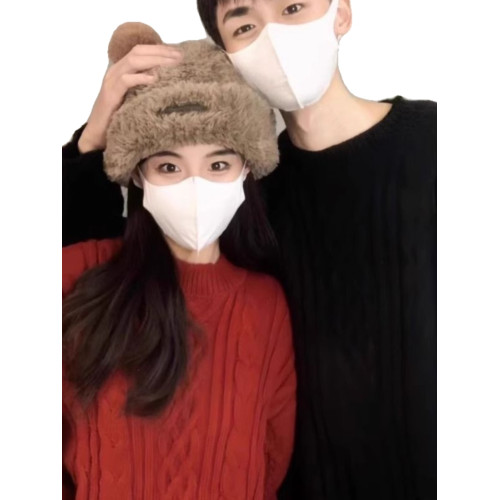 特大碼300斤情侶裝毛衣男女秋冬季本命年紅色慵嬾風針織衫上衣服2