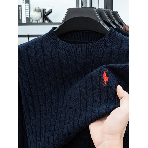 保羅秋冬季男士羊毛衫圓領套頭加厚菱形長袖針織衫毛衣打底羊絨衫 保羅秋冬季男士羊毛衫圓領套頭加厚菱形長袖針織衫毛衣打底羊絨衫