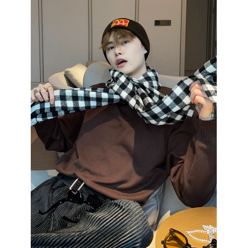 cuibuju基礎百搭半高領毛衣男秋冬韓版潮流ins內搭打底純色針織衫 cuibuju基礎百搭半高領毛衣男秋冬韓版潮流ins內搭打底純色針織衫