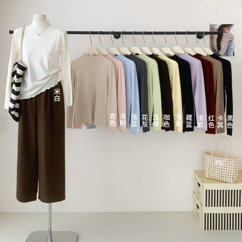 1206 R3182羊絨木耳邊針織毛衣 1206 R3182羊絨木耳邊針織毛衣