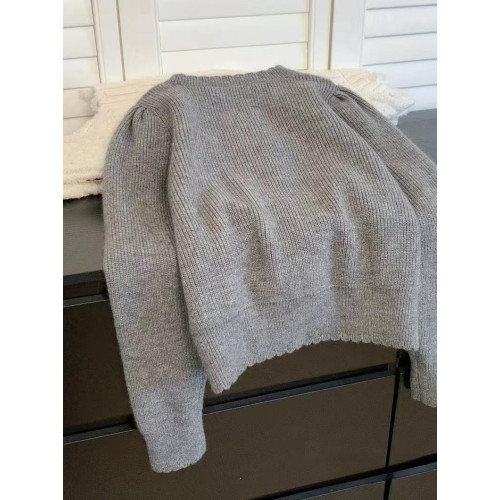 早秋法式小香風蝴蝶結毛衣開衫女秋冬款2024新款小個子上衣短外套 早秋法式小香風蝴蝶結毛衣開衫女秋冬款2024新款小個子上衣短外套