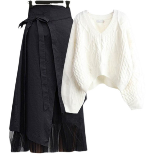 溫柔慵懶風短款不規則毛衣女2025春秋新款韓版潮系寬松破洞針織衫 溫柔慵懶風短款不規則毛衣女2025春秋新款韓版潮系寬松破洞針織衫