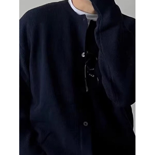 老錢風包芯紗針織開衫男圓領排釦長袖衛衣外套美式松弛感羊毛夾克 老錢風包芯紗針織開衫男圓領排釦長袖衛衣外套美式松弛感羊毛夾克