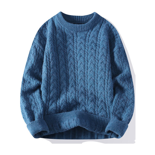 圓領毛衣男秋冬季加絨加厚內搭線衣女青少年慵懶風潮流打底針織衫 圓領毛衣男秋冬季加絨加厚內搭線衣女青少年慵懶風潮流打底針織衫