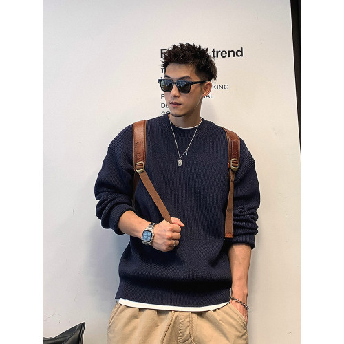 徐太浪軟軟糯糯毛衣男高級感慵懶風日系針織衫秋冬內搭打底毛線衣 徐太浪軟軟糯糯毛衣男高級感慵懶風日系針織衫秋冬內搭打底毛線衣