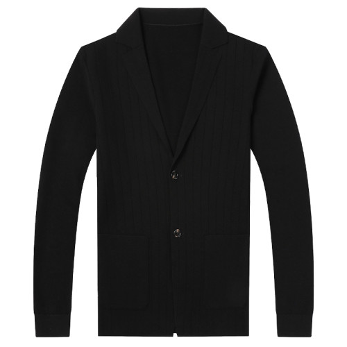 羅矇針織衫開衫外套男春秋季2025新款春裝西服男士外穿毛衣西裝潮