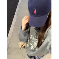 韓系慵嬾灰色毛衣女秋冬加厚字母提花圓領針織衫寬鬆套頭長袖上衣