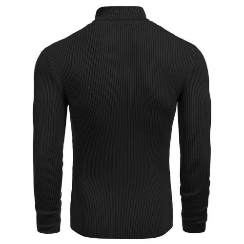 2025男裝針織衫高領毛衣秋冬歐美長袖套頭毛線衫men sweater