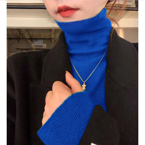 黑色高領毛衣女士2025秋冬新款修身高級感內搭針織打底衫上衣秋裝 黑色高領毛衣女士2025秋冬新款修身高級感內搭針織打底衫上衣秋裝